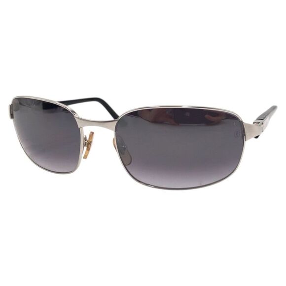 Cartier Santos Black Plastic Sunglasses - Picture 1 of 6